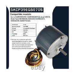 Condenser Fan Motor 5KCP39EGS070S, 1/4 hp, 1100 RPM, 208-230V Condenser Fan Mot