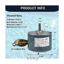 Condenser Fan Motor 5KCP39EGS070S, 1/4 hp, 1100 RPM, 208-230V Condenser Fan Mot