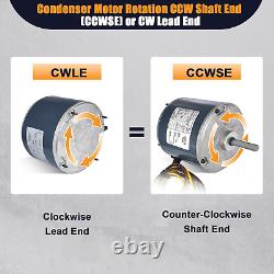 Condenser Fan Motor 5KCP39EGS070S, 1/4hp, 1100RPM, 208-230V Condenser Fan Motor ac