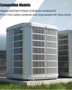 Condenser Fan Motor 5KCP39LFY534AS 1/4 HP Fit for HVAC Outdoor Condenser