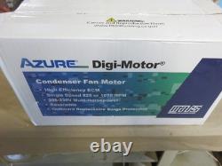 Condenser Fan Motor Azure Model 10874 1/8 to 1/3 HP 1075 /825 RPM REPLACES ALL