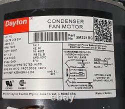 Condenser Fan Motor Dayton 3M221 Frame 48YZ, 208-230 VAC, 1/2 HP, 1075 RPM NEW