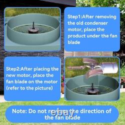 Condenser Motor, 1/4 HP, 208/230V, 1075RPM Condenser Fan Motor, Reversible Ro