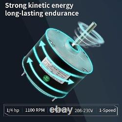 Condenser Motor, 3905 1/4 HP, 208/230V Condenser Fan Motor, OEM Standard Upgrad