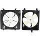 Cooling Fan Assembly Set For 1998-2002 Honda Accord 4cyl Engine Denso Brand 2pc