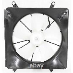 Cooling Fan Assembly Set For 1998-2002 Honda Accord 4Cyl Engine Denso Brand 2Pc