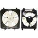 Cooling Fan Set Of 2 For 2006-2011 Honda Civic With Blade Motor & Shroud