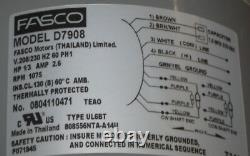 D7908 Fasco 1/3 HP 1075 RPM AC Air Conditioner Condenser Fan Motor TENV