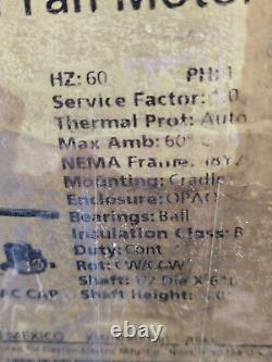 DAYTON 1/3HP Condenser Fan Motor, 3M265C, 1625 RPM, 208-230V, PSC