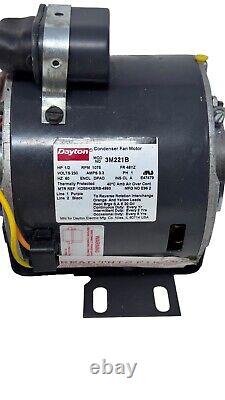 DAYTON 3M221B Condenser Fan Motor Cradle Base Mount Open Air-Over 1/2 HP 1075RPM