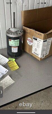 DAYTON Condenser Fan Motor 24PR75, Open Air-Over, 2 HP, 1,140 RPM T-Stat