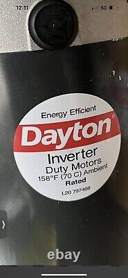DAYTON Condenser Fan Motor 24PR75, Open Air-Over, 2 HP, 1,140 RPM T-Stat