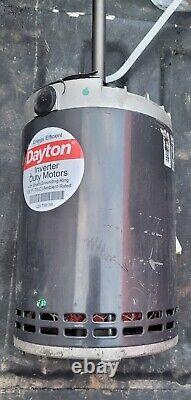 DAYTON Condenser Fan Motor Band Mount, Open Air-Over, 1 HP, 1,140 20RK80