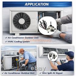 DC Condenser Fan Motor K9602843015 for Fujitsu AOU18 24 30 36RLX Mini Split NEW