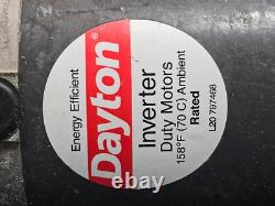 Dayton 24PR72 Condenser Fan Motor, 1 HP, 1140 rpm, 60 Hz 1 Speed, T-Stat 3 Phase