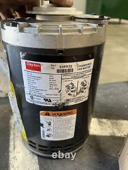 Dayton 24Pr72 Condenser Fan Motor, 1 Hp, 1140 Rpm, 60 Hz