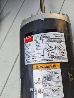 Dayton Condenser Fan Motor 24PR72 Three-phase inverter duty condenser fan 1 HP