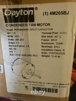 Dayton Condenser Fan Motor (4M205BJ) 1.5A 1/4Hp (S1F5)