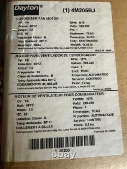 Dayton Condenser Fan Motor (4M205BJ) 1.5A 1/4Hp (S1F5)