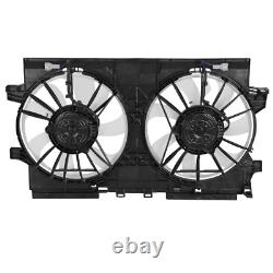 Dual AC Radiator Condenser Cooling Fan For 2017-2023 Subaru Impreza SU3115135