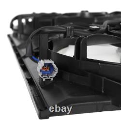 Dual AC Radiator Condenser Cooling Fan For 2017-2023 Subaru Impreza SU3115135