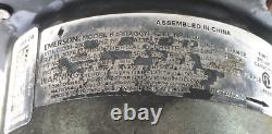 EMERSON K48HXGCN-4213 Condenser Fan Motor 100483-04 1/10HP 230V used #ME655