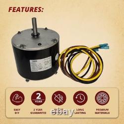 Efficient 1/4 HP Replacement Condenser Fan Motor Easy Install, Durable Quality