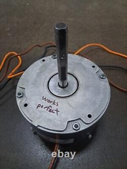 Emerson FAN MOTOR K55HXJKL-2918 51-21854-02 1/5 HP 208/230V 1075 RPM used