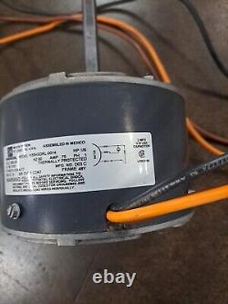 Emerson Fan Motor K55HXDRL-0014 / 51-21854-17 1/6 HP 208/230V 1075 RPM used