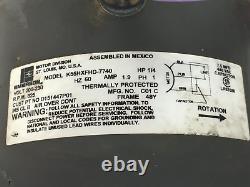 Emerson K55HXFDH-7740 Trane Condenser FAN MOTOR 1/4 HP 200-230V used #MC650