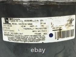 Emerson K55HXHSF-8846 Condenser Fan Motor 825 RPM 1/4 HP 200-230 V used #ME291