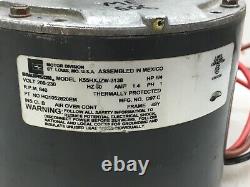 Emerson K55HXJZW-3138 1/4 HP 208-230V 840 RPM Condenser Fan Motor used #ME606