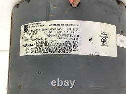Emerson K55HXKAF-3146 Condenser FAN MOTOR 1/3 HP 208-230V 1120 RPM used #ME150