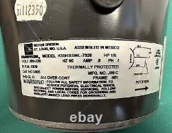 Emerson K55HXSWL-7928 CONDENSER FAN MOTOR HP 1/6 RPM 1500 V208-230 NOB