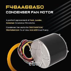 F48AA68A50 for A. O. Smith York Coleman Condenser Fan Motor 1/4 HP 208-230V 850RPM