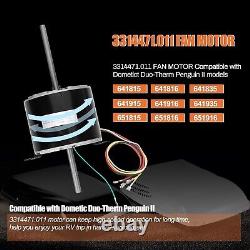F48AE48A61 Fan Motor Replaces genteq 3314471.001 Dometic 1/4HP 1650RPM/3SPD