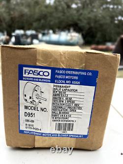 FASCO D951 condenser fan MOTOR ¾-1/3 HP 208/230V 60HZ 1075 RPM 2 SPEED