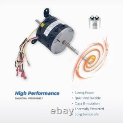 Fan Motor Replaces genteq, 3314471.011/3314471.013,1/4HP 1650RPM/3SPD Compatible