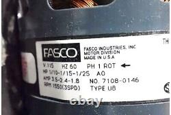 Fasco D336 115V 60Hz 1/25 AMPS 1550 RPM 3SP PH1 FAN MOTOR NEW D336 NEW OPEN BOX