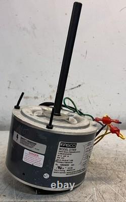 Fasco D7909 Condenser Fan Motor 1/4 HP 1075 RPM 230V Split Capacitor Type