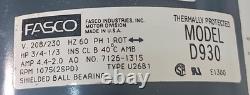 Fasco D930 Electric Motor 3/4-1/3 HP 1075 RPM Condenser Fan Motor Tested