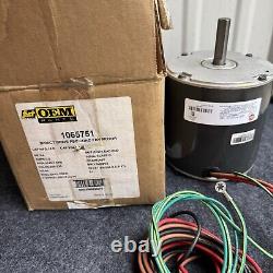 Fast OEM 1065751 Direct Drive PSC Condenser Fan Motor 3/4HP 1140RPM 208-230V NEW