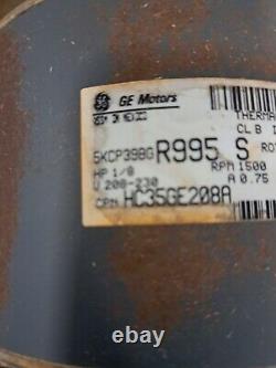 GE 5KCP39BGR995S Condenser FAN MOTOR 1/8 HP 230V HC35GE208A 1500RPM used