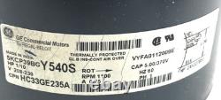 GE 5KCP39BGY540S Carrier HC33GE235A Condenser Fan Motor 1/10 HP 230V used #ME355