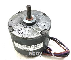 GE 5KCP39DFP101AS Condenser Motor D144407P01 1/4HP 200/230V 1075 RPM used #MC539
