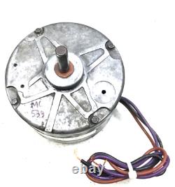 GE 5KCP39DFP101AS Condenser Motor D144407P01 1/4HP 200/230V 1075 RPM used #MC539