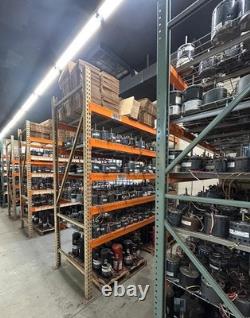 GE 5KCP39FFP576AS Condenser Motor C729110P01 1/5HP 200/230V 1080 RPM used #MP183