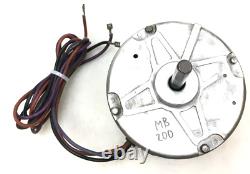 GE 5KCP39GFAB16AS Condenser Motor 0131M00014P 208/230V 830PM 1/4HP used #MB200