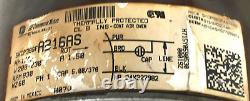 GE 5KCP39GFAB16AS Condenser Motor 0131M00014P 208/230V 830PM 1/4HP used #MB200