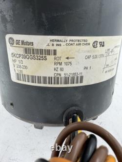 GE 5KCP39GGS325S Condenser Fan Motor 51-21853-11 1/3 HP 230V 1075RPM Used